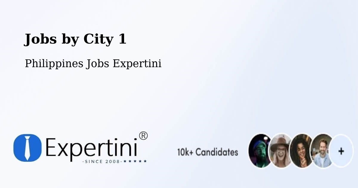 City Jobs in Philippines - Expertini